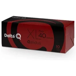 Delta Cápsulas de café Qalidus 40 unidades para cafeteras Delta Expresso con notas de caramelo y acidez 6254022